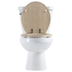 BNK Toilet Seat, Premium Molded Wood Seat With Quiet-Close Hinges -Warm Bathroom ab61807d025529dd 2130 w800 h800 b1 p0
