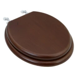 Solid Wood Dark Oak Toilet Round Seat With Chrome Hinge 12 Solid Wood Dark Oak Toilet Round Seat With Chrome Hinge -Warm Bathroom ac41732d0e179a85 7918 w800 h800 b1 p0