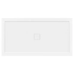 LessCare 60"x32" Single Threshold Shower Pan Base Alcove Center Drain