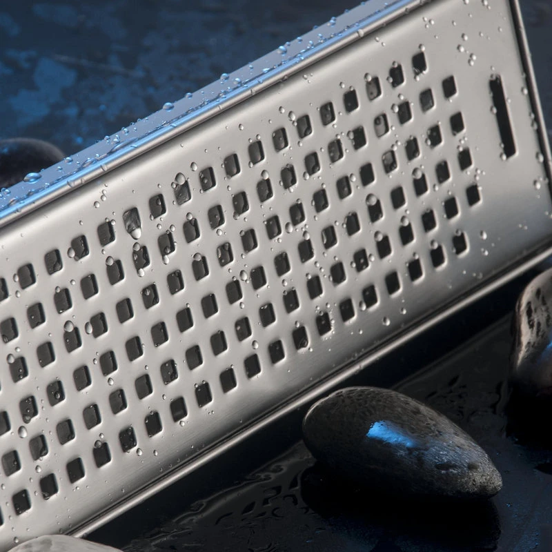 LUXE Square Grate Linear Drain, Stainless, 36" 2 LUXE Square Grate Linear Drain, Stainless, 36" - Image 2