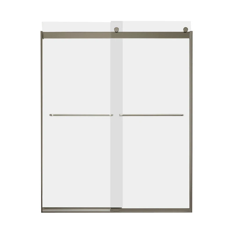 Kohler K-706015-L Levity 74"H X 59-5/8"W Bypass Frameless Shower - Bright 3 Kohler K-706015-L Levity 74"H X 59-5/8"W Bypass Frameless Shower - Bright - Image 3