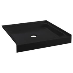 Voltaire 36"x36" Acrylic Black, Single-Threshold, Center Drain, Shower Base -Warm Bathroom afb168180eb5c481 5127 w800 h800 b1 p0