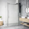VIGO 34"x46" Elan E-class Frameless Shower Enclosure, Chrome
