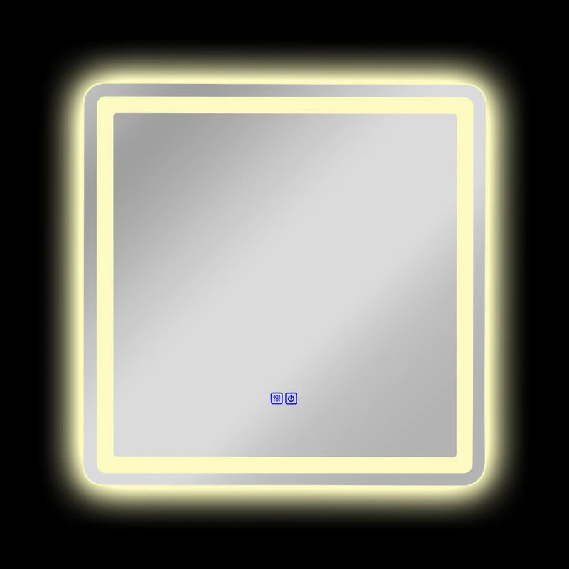 CHLOE Lighting LUMINOSITY Square TouchScreen LED Mirror 8 CHLOE Lighting LUMINOSITY Square TouchScreen LED Mirror - Image 8