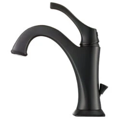Arlo Single Handle 1-Hole Bathroom Basin Faucet, Lift Rod Drain, Matte Black -Warm Bathroom b1318b3500e5e723 3160 w800 h800 b1 p0