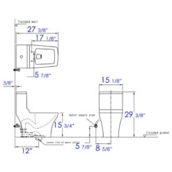 Dual Flush One Piece Eco-Friendly High Efficiency Low Flush Ceramic Toilet -Warm Bathroom b1914192012d3f36 2887 w800 h800 b1 p0