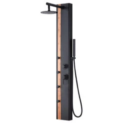 Pulse 1060MB-BA ShowerSpas Matte Black Shower Panel - Eclipse ShowerSpa