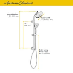 Spectra Versa 24" 4-Function Hand Shower Kit, 1.8 GPM, Polished Chrome 7 Spectra Versa 24" 4-Function Hand Shower Kit, 1.8 GPM, Polished Chrome -Warm Bathroom b3312f030d9f9806 4149 w800 h800 b0 p0