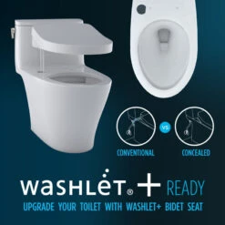 TOTO MS776124CSFG#01 Drake 2-Piece 1.6 GPF Toilet With SoftClose Seat -Warm Bathroom b38100da0253bad0 3868 w800 h800 b0 p0