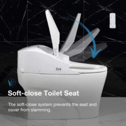 OVE Yosemite Smart Bidet 1-Piece Elongated Toilet -Warm Bathroom b3c17f65036eb55a 6397 w800 h800 b0 p0