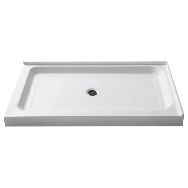 ANZZI Port 36 X 48 In. Double Threshold Shower Base In White - SB-AZ022L 1 ANZZI Port 36 X 48 In. Double Threshold Shower Base In White - SB-AZ022L
