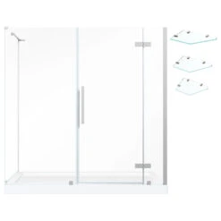 Endless TA1383251 Tampa Corner And Base 72" W X 74 3/4" H SN -Warm Bathroom b4a1c59e009b0072 1741 w800 h800 b1 p0