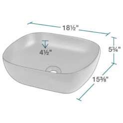 V410 Matte Black Porcelain Vessel Sink, 718 Vessel Faucet, Antique Bronze -Warm Bathroom b4b1e24b0e4c88d8 6929 w800 h800 b1 p0