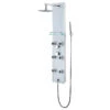 Luxier 51" 6-Jet Shower Panel With Rainfall Shower Head Hand Shower, White