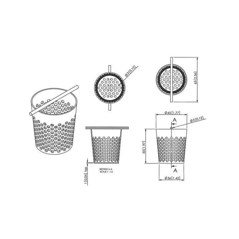 SereneDrains Stainless Steel Linear Drain Hair Trap Catcher Debris Strainer 2 SereneDrains Stainless Steel Linear Drain Hair Trap Catcher Debris Strainer - Image 2