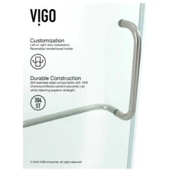 VIGO Monteray 34"x34" Frameless Shower Enclosure Without Base, Brushed Nickel -Warm Bathroom b5d1399f0f5a2025 0618 w800 h800 b1 p0