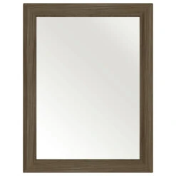 Textures Shaker Mirror, Driftwood
