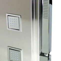 ALFI Brand ABSP10 Alfi Trade Pressure Balanced Shower Panel - Brushed Stainless -Warm Bathroom b751fece01dc18d6 9267 w800 h800 b0 p0