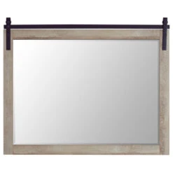 Cortes Rectangular Wall Mount Mirror, North American Logs, 48"
