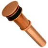 Premier Copper Products 1.5" Non-Overflow Pop-up Bathroom Sink Drain Polished Copper