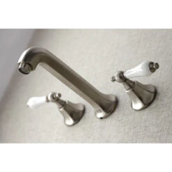 KS4028PL 2-Handle Wall Mount Tub Faucet, Brushed Nickel -Warm Bathroom b9518157013fb6e6 0428 w800 h800 b0 p0