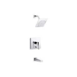 Kohler Honesty Pressure-Balancing Bath/Shower Trim Set, Polished Chrome