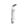 6-Stage Stainless Steel LED Shower Column With Massage Jets, Brushed Nickel