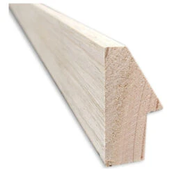 Hardwood Wedge Whitewash Beveled Wood Bathroom Wall Mirror - 41.25 X 31.25 In. -Warm Bathroom ba617af10fcfd38d 6898 w800 h800 b1 p0