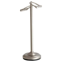 Kingston Brass Freestanding Double Roll Toilet Paper Holder, Brushed Nickel