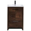 MOD Free Standing Vanity With 2-Doors, Rosewood, 24"