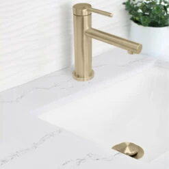 STYLISH Stainless Steel Ceramic Bathroom Sink Pop-Up Drain With Overflow -Warm Bathroom bb4190fe01084745 9912 w800 h800 b0 p0