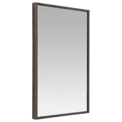 Bali Modern Rectangle Wall Mirror, Gray, 36" -Warm Bathroom bb61ac820e6b7c36 5961 w800 h800 b1 p0