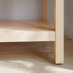 Shoji Bath Vanity, Whitewash Oak, 60", Double Sink, Freestanding -Warm Bathroom bc517ee00296770e 1994 w800 h800 b0 p0