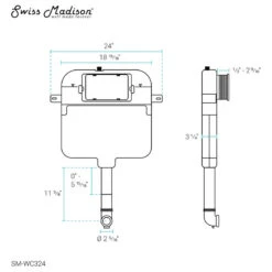 Concorde Back To Wall Concealed Tank Toilet Bowl Bundle, Glossy White -Warm Bathroom bc7115b9024c54a0 5062 w800 h800 b1 p0
