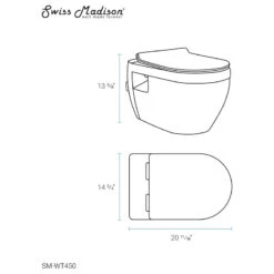 Ivy Wall Hung Elongated Toilet Bowl 0.8/1.28 GPF Dual Flush, Glossy White 29 Ivy Wall Hung Elongated Toilet Bowl 0.8/1.28 GPF Dual Flush, Glossy White -Warm Bathroom bc71c669022620a7 6154 w800 h800 b1 p0