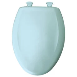 Bemis 1200SLOWT Elongated Closed-Front Toilet Seat And Lid - Dresden Blue