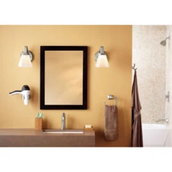 Moen Voss 1-Handle High Arc Bathroom Faucet, Brushed Nickel -Warm Bathroom be61bdf90d80e697 7861 w800 h800 b0 p0