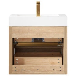 Palencia Wall-Mount Floating Bath Vanity, 24" Single Sink, No Mirror 19 Palencia Wall-Mount Floating Bath Vanity, 24" Single Sink, No Mirror -Warm Bathroom beb1dfbf0256ae57 8263 w800 h800 b1 p0