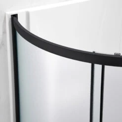 Ove Decors Breeze 32 Shower Kit, Frosted Glass Walls And Base, Black -Warm Bathroom c0a11b840f9018a2 6935 w800 h800 b0 p0