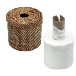 La Jolla Toilet Paper Cover And Tissue Dispenser -Warm Bathroom c161d12c03e3c454 0632 w800 h800 b1 p0