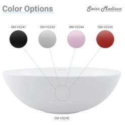 Classe 16" Color Ceramic Sink In Matte Black 23 Classe 16" Color Ceramic Sink In Matte Black -Warm Bathroom c1f125580f03737b 7105 w800 h800 b1 p0