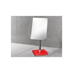 Square Magnifying Mirror With Red Base -Warm Bathroom c2115c050357c38e 6524 w800 h800 b0 p0