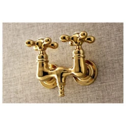 Kingston Brass AE38T Vintage Wall Mounted Clawfoot Tub Filler - Polished Chrome -Warm Bathroom c2411e7e00d0464c 7991 w800 h800 b1 p0