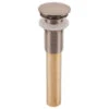 Decorative 1.5" Pop-Up Bath Drain, Solid Brass