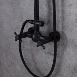 Antique Black Rainfall Showerhead Handheld Wall Mounted Exposed Shower System -Warm Bathroom c29170a40ecb9ca0 6048 w800 h800 b0 p0