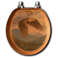 Toilet Seat, Elongated, Majestic Moment, Round