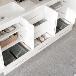 The Mendocino Bathroom Vanity, White, 67", Double Sink, Freestanding -Warm Bathroom c321d9aa03d9cb80 8546 w800 h800 b0 p0