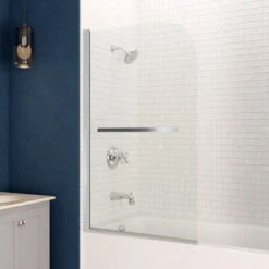 ANZZI Myth 34" X 58" Frameless Hinged Tub Door, Polished Chrome -Warm Bathroom c3414d710fe136e0 2794 w800 h800 b0 p0