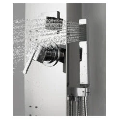 American Imaginations American Imagination 7.87"W Shower Panel, Chrome -Warm Bathroom c35124b001f14c3d 4351 w800 h800 b0 p0
