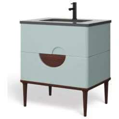 The Rhonda Bathroom Vanity, Single Sink, 30", Aloe Green, Freestanding -Warm Bathroom c401fb7403c744d3 4008 w800 h800 b1 p0
